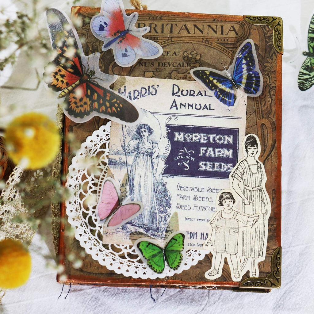 Little Butterfly Vellum Stickers