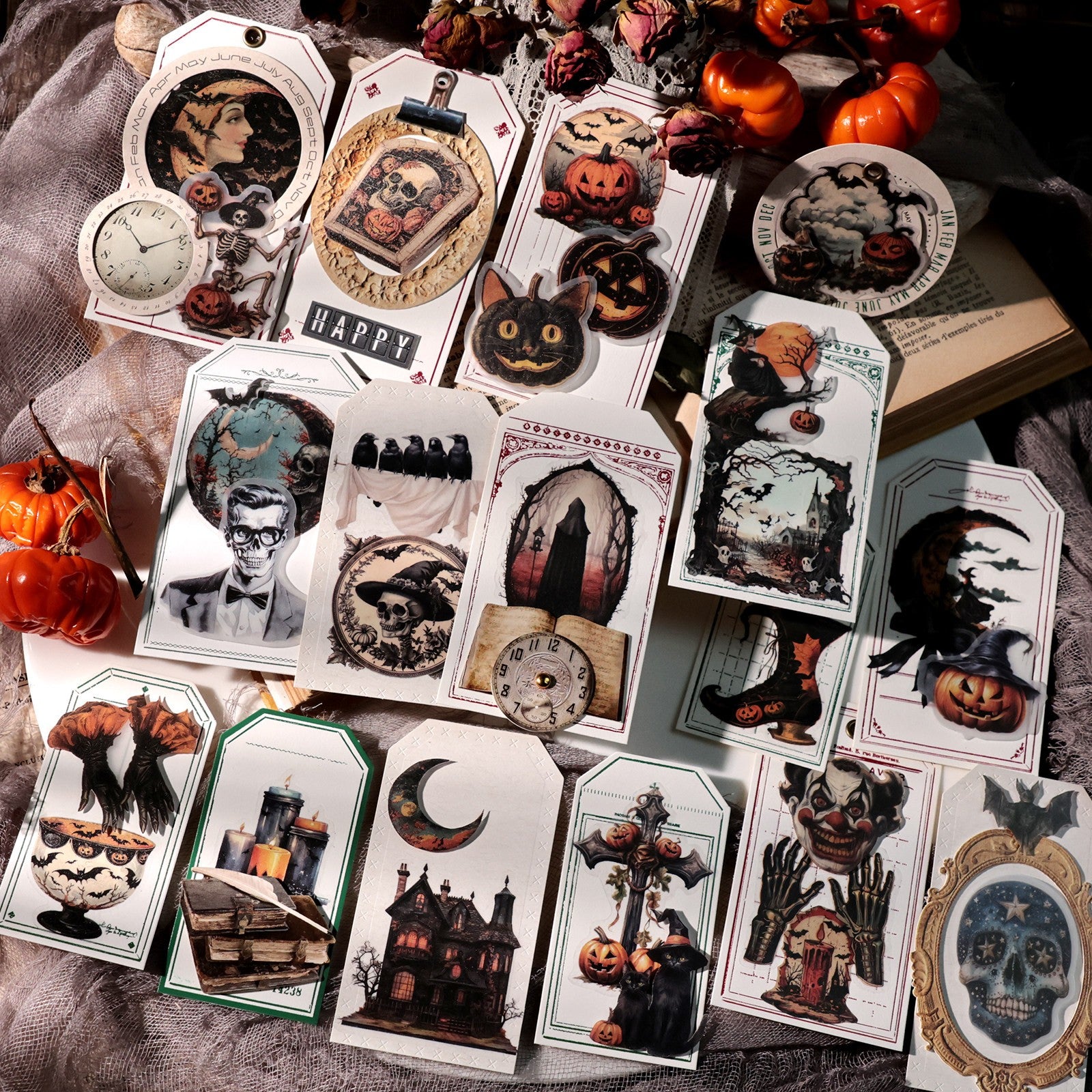 Halloween Vellum Stickers