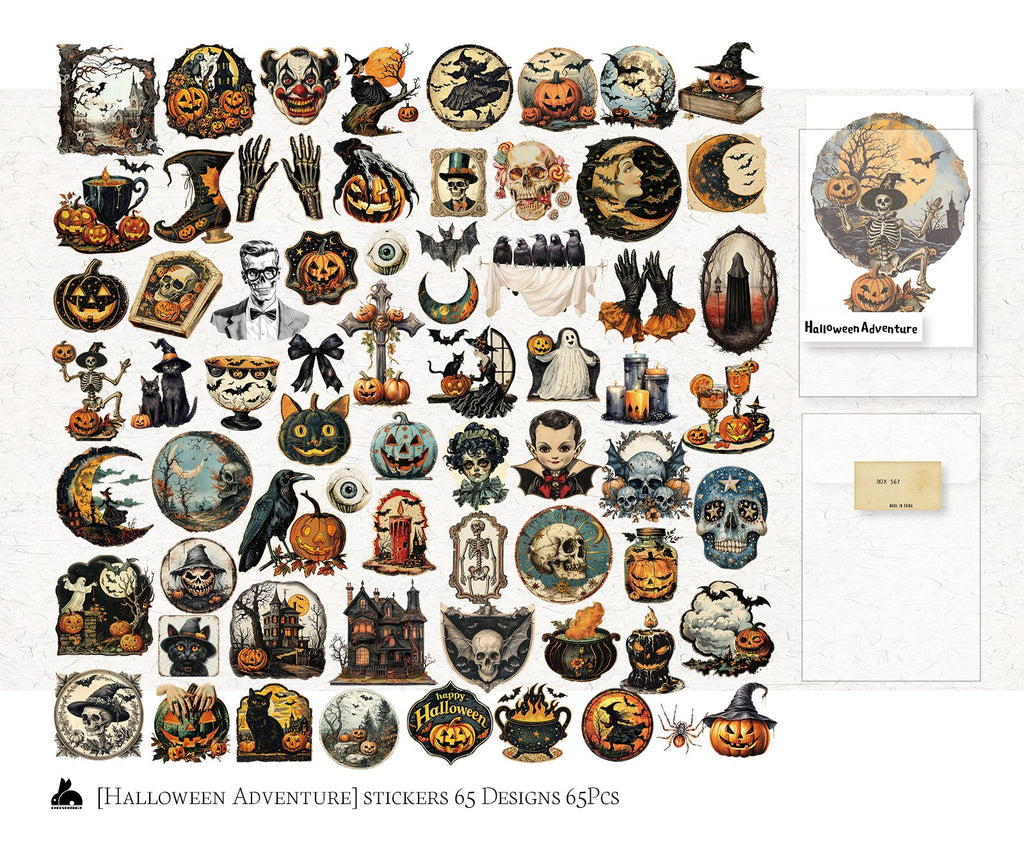 Halloween Vellum Stickers