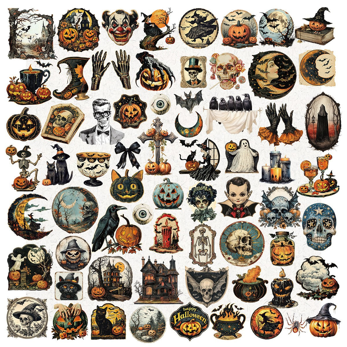 Halloween Vellum Stickers