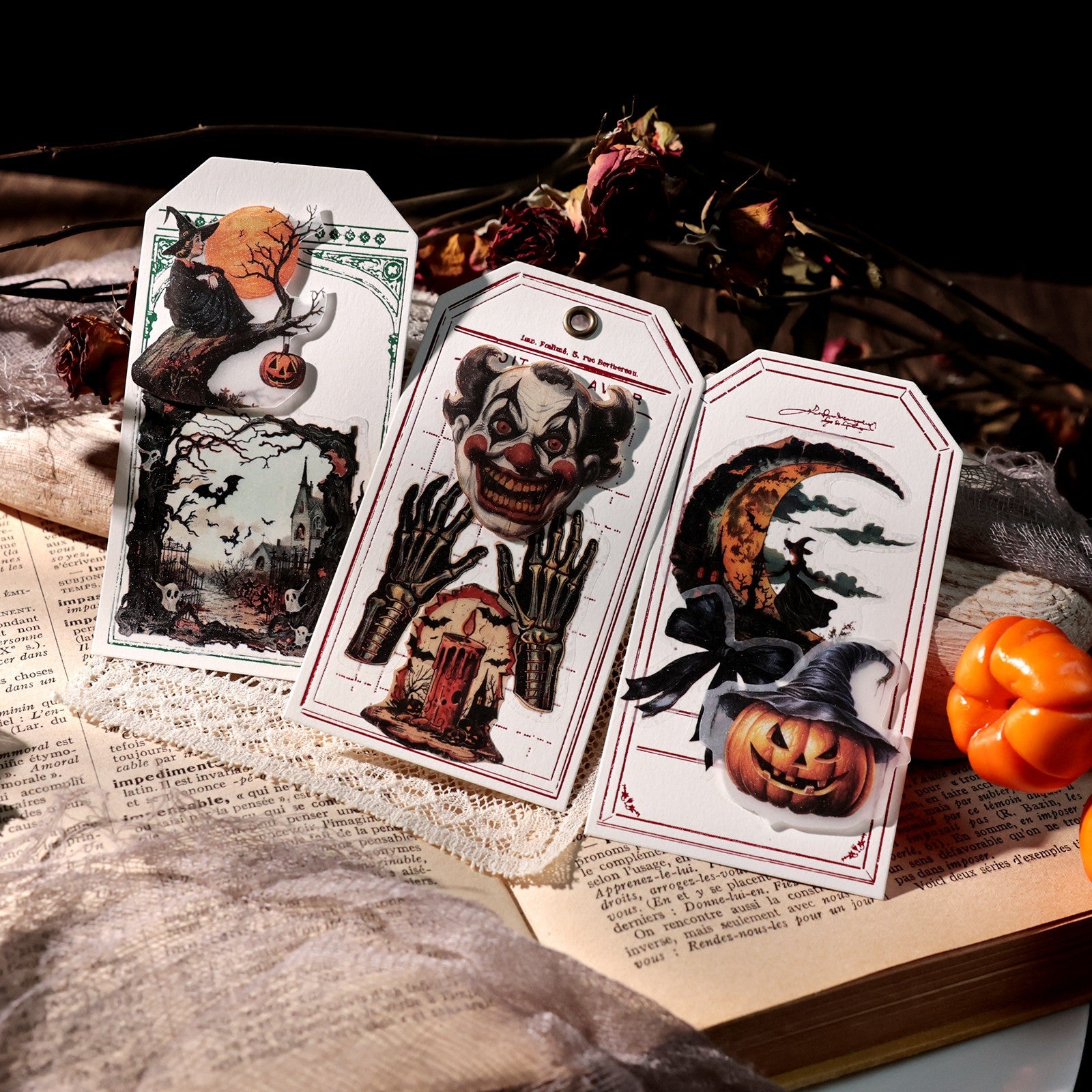 Halloween Vellum Stickers