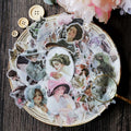 Elegant Woman Vellum Stickers