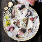 Elegant Woman Vellum Stickers