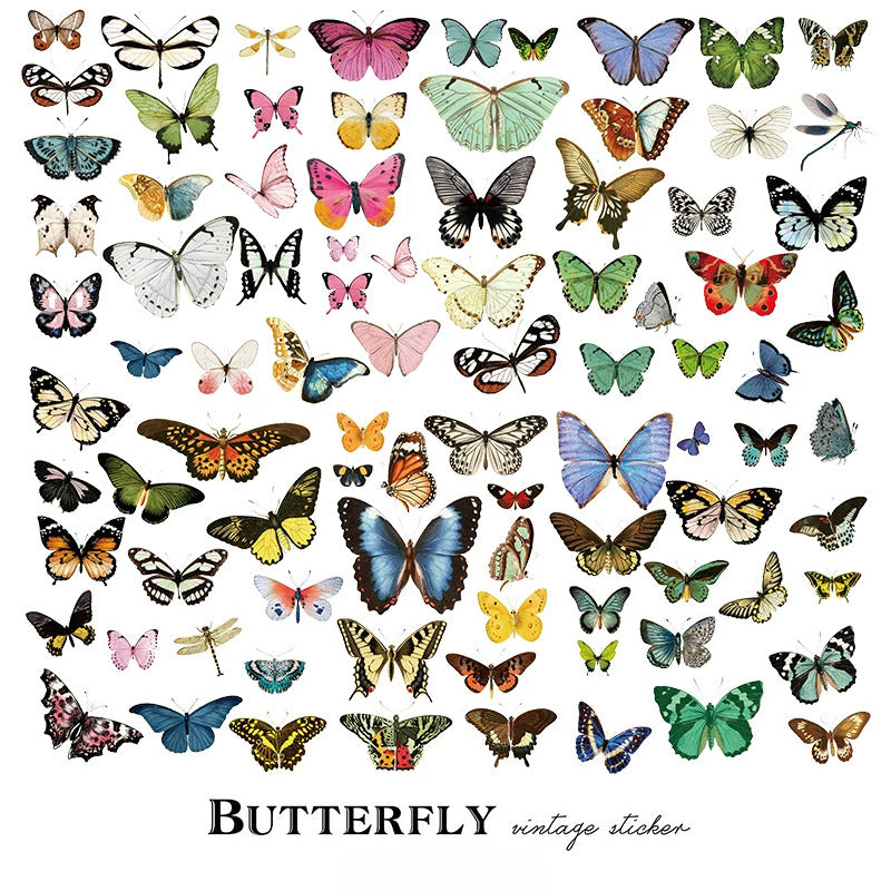 Little Butterfly Vellum Stickers