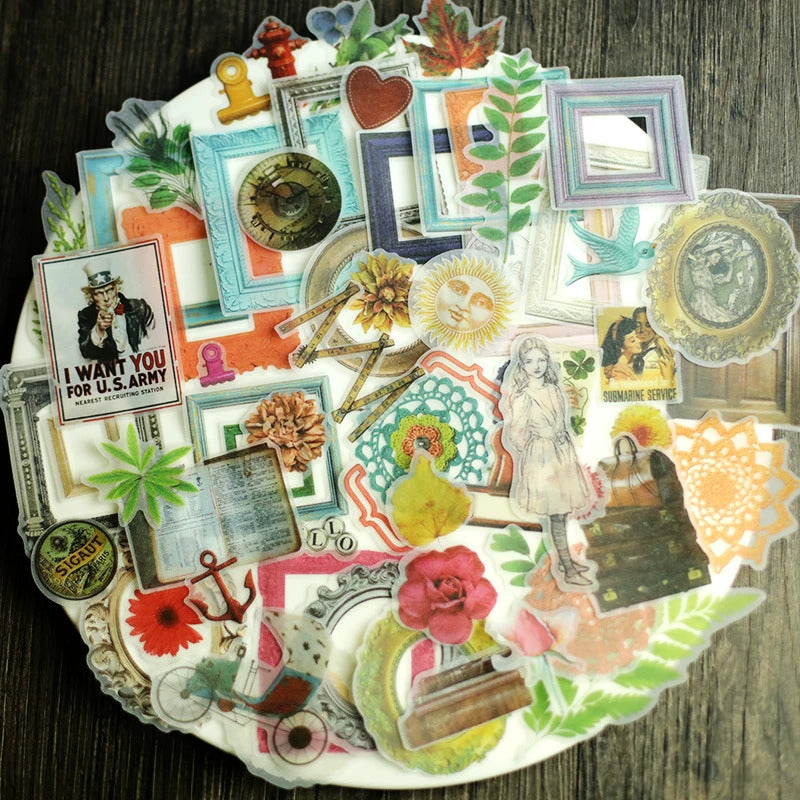 Picture Frames Vellum Stickers