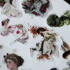 Elegant Woman Vellum Stickers