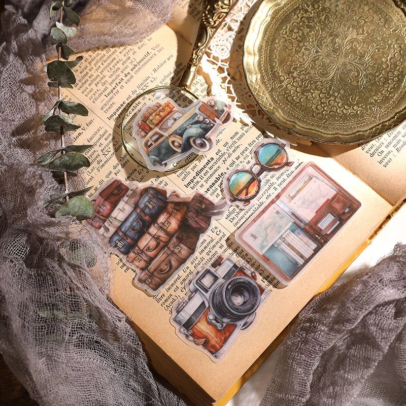 Retro Journey Vellum Stickers