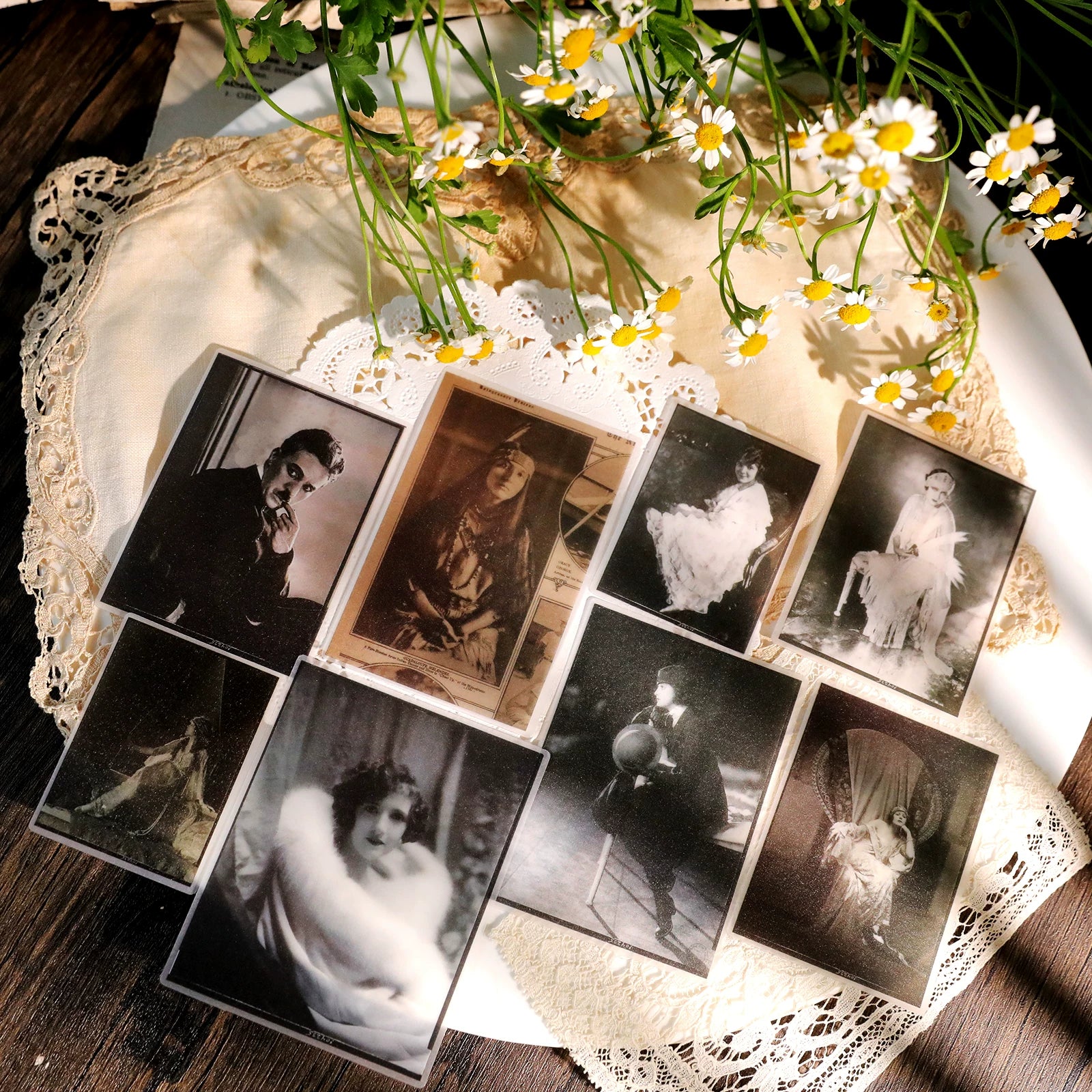 Retro Old Photos Vellum Stickers