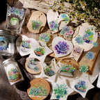 Succulents UV-DTF Rub-on Stickers
