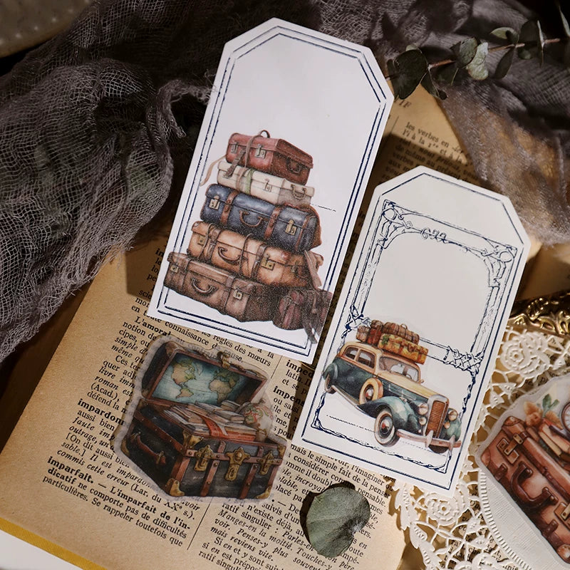 Retro Journey Vellum Stickers