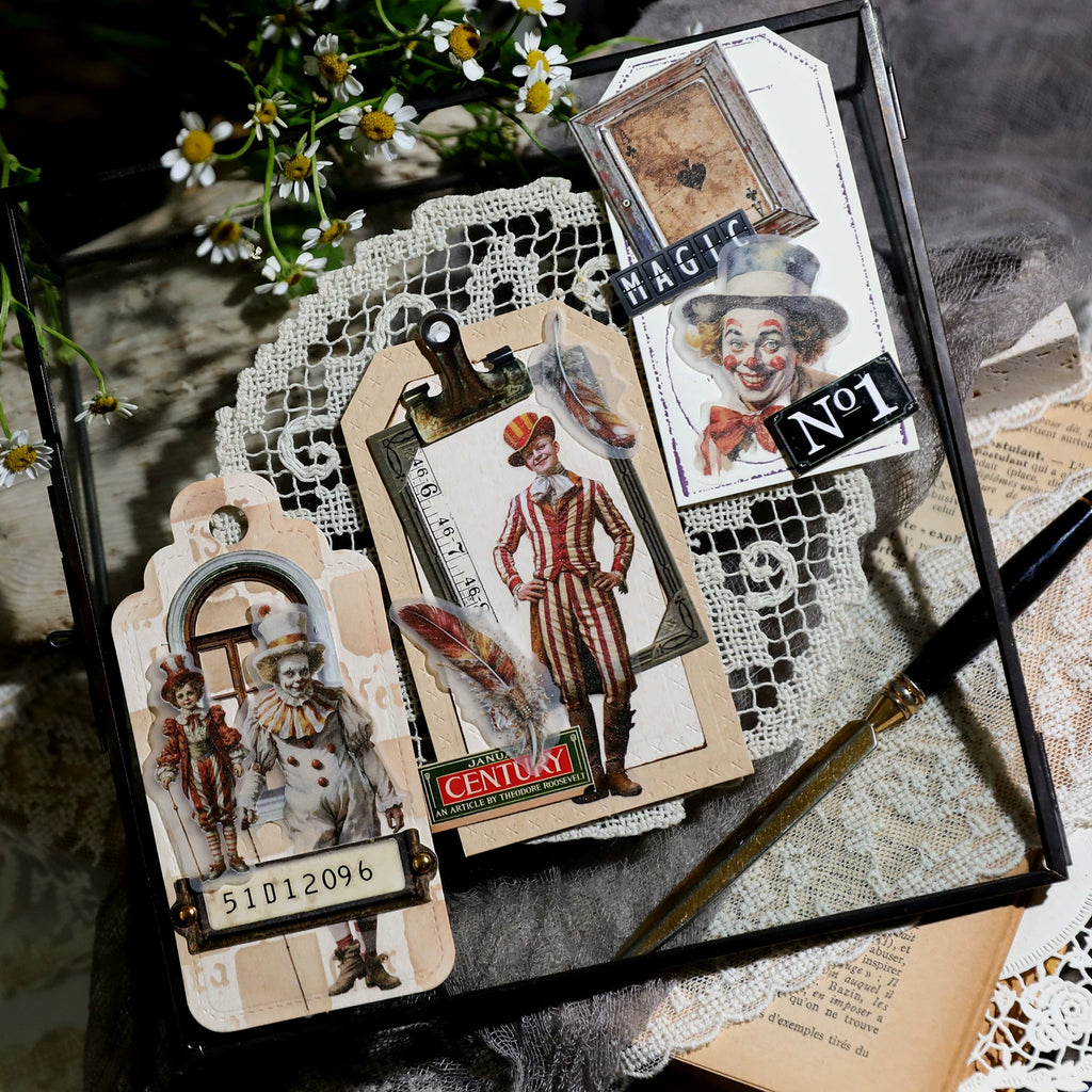 Circus Vellum Stickers
