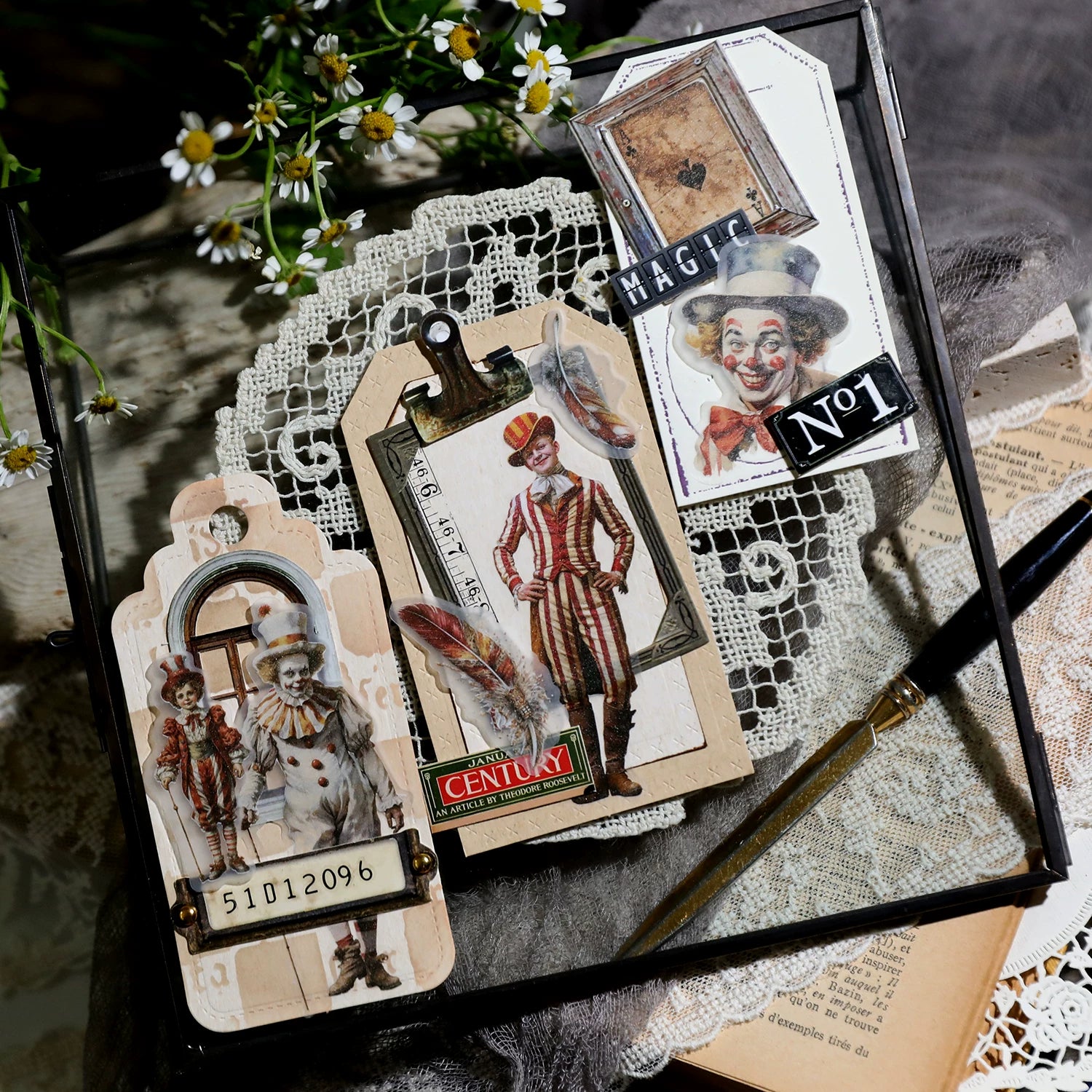 Circus Vellum Stickers