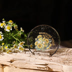 Flower Inspirational Phrases UV-DTF Rub-on Stickers
