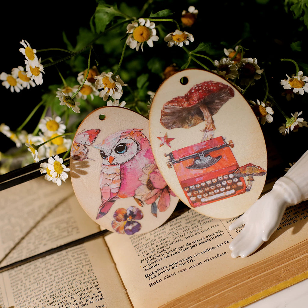 Owl Matte Rub-on Transfers