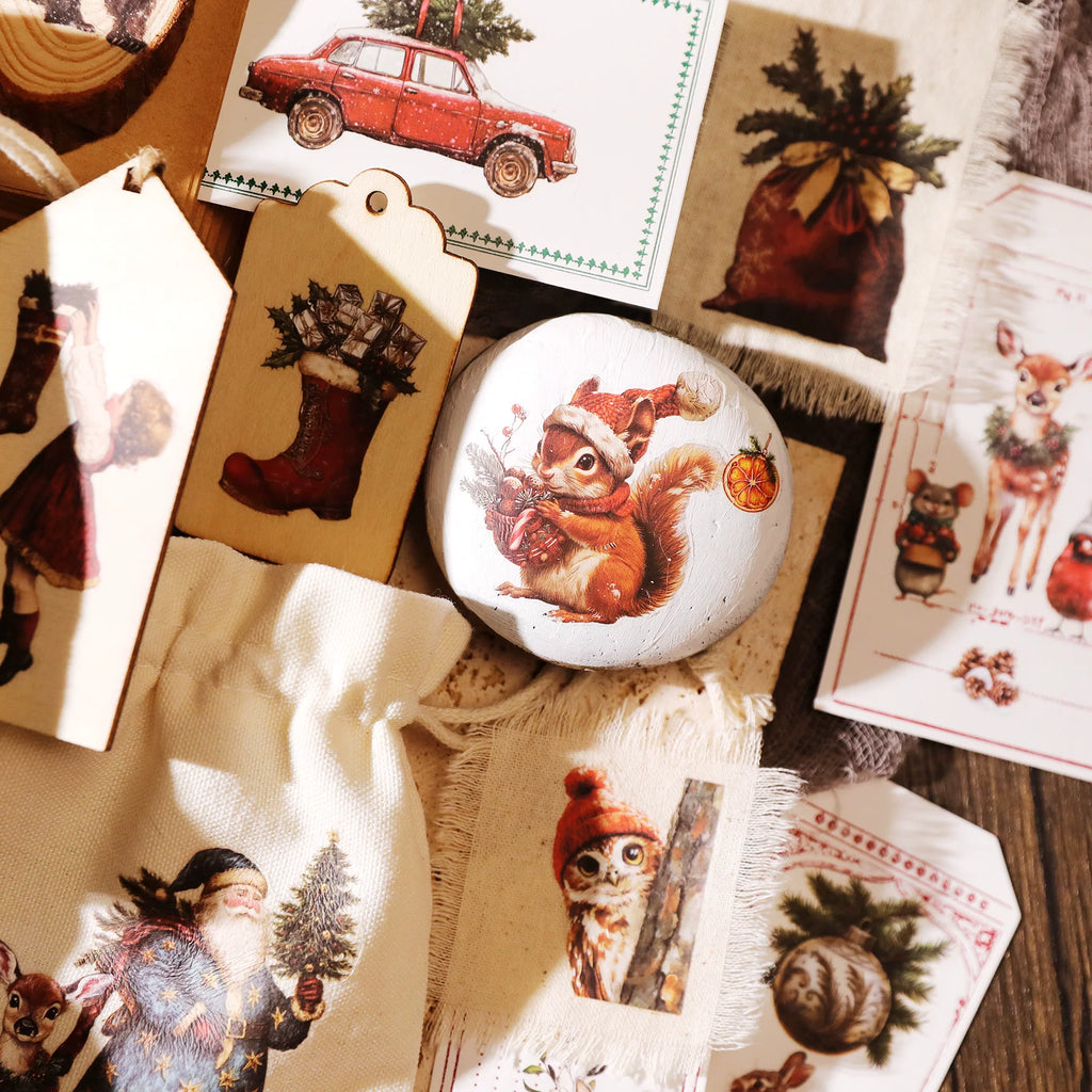 Christmas Matte Rub-on Transfers