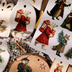 Christmas Magical Creatures UV-DTF Rub-on Stickers