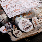 Thankful Quotes UV-DTF Rub-on Stickers