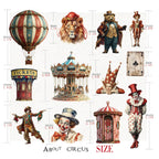 Circus Vellum Stickers