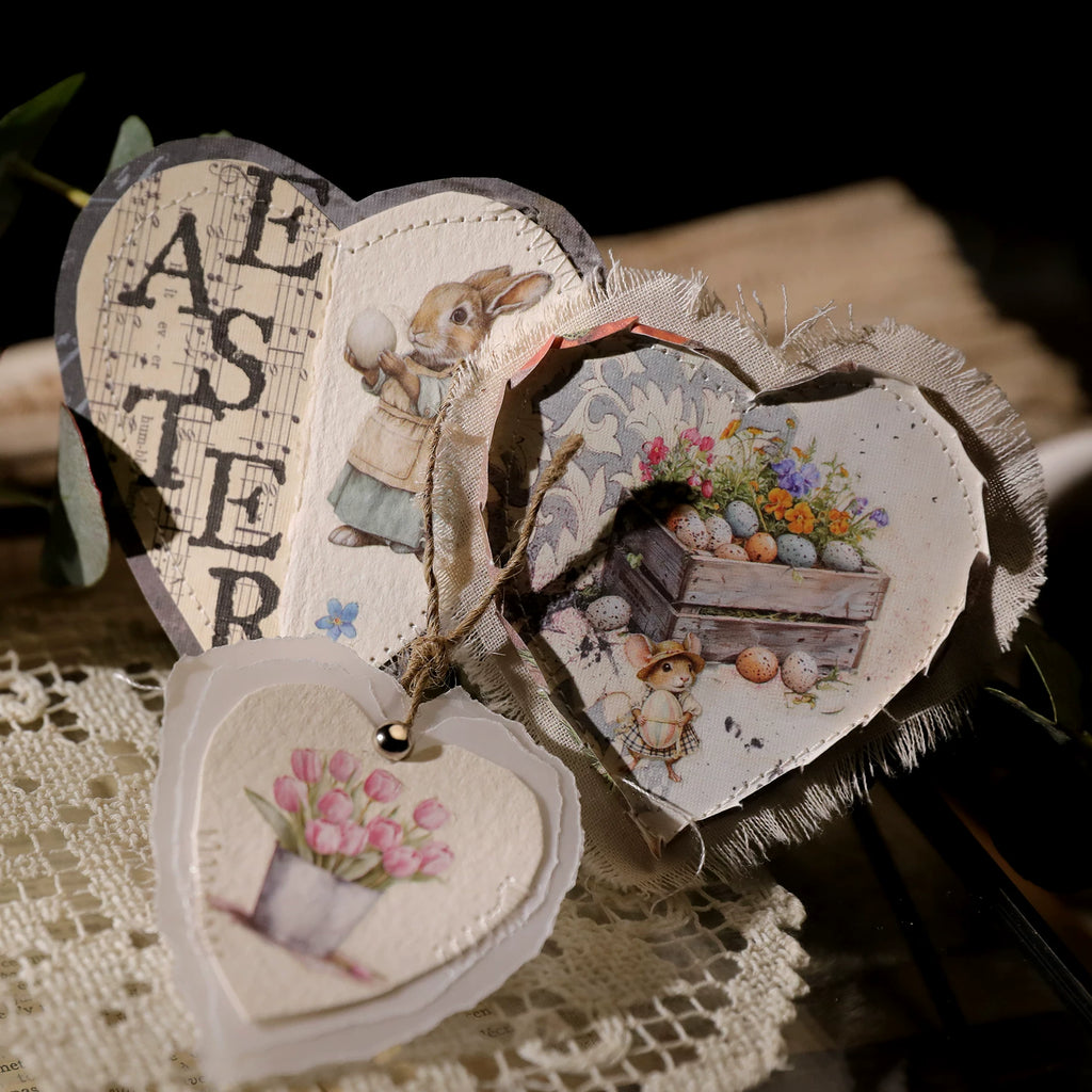 Easter Matte Rub-on Transfers - Blue