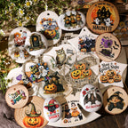 Halloween Colorful UV-DTF Rub-on Stickers