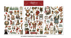 Christmas Matte Rub-on Transfers