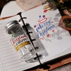 Christmas Color Quotes UV-DTF Rub-on Stickers