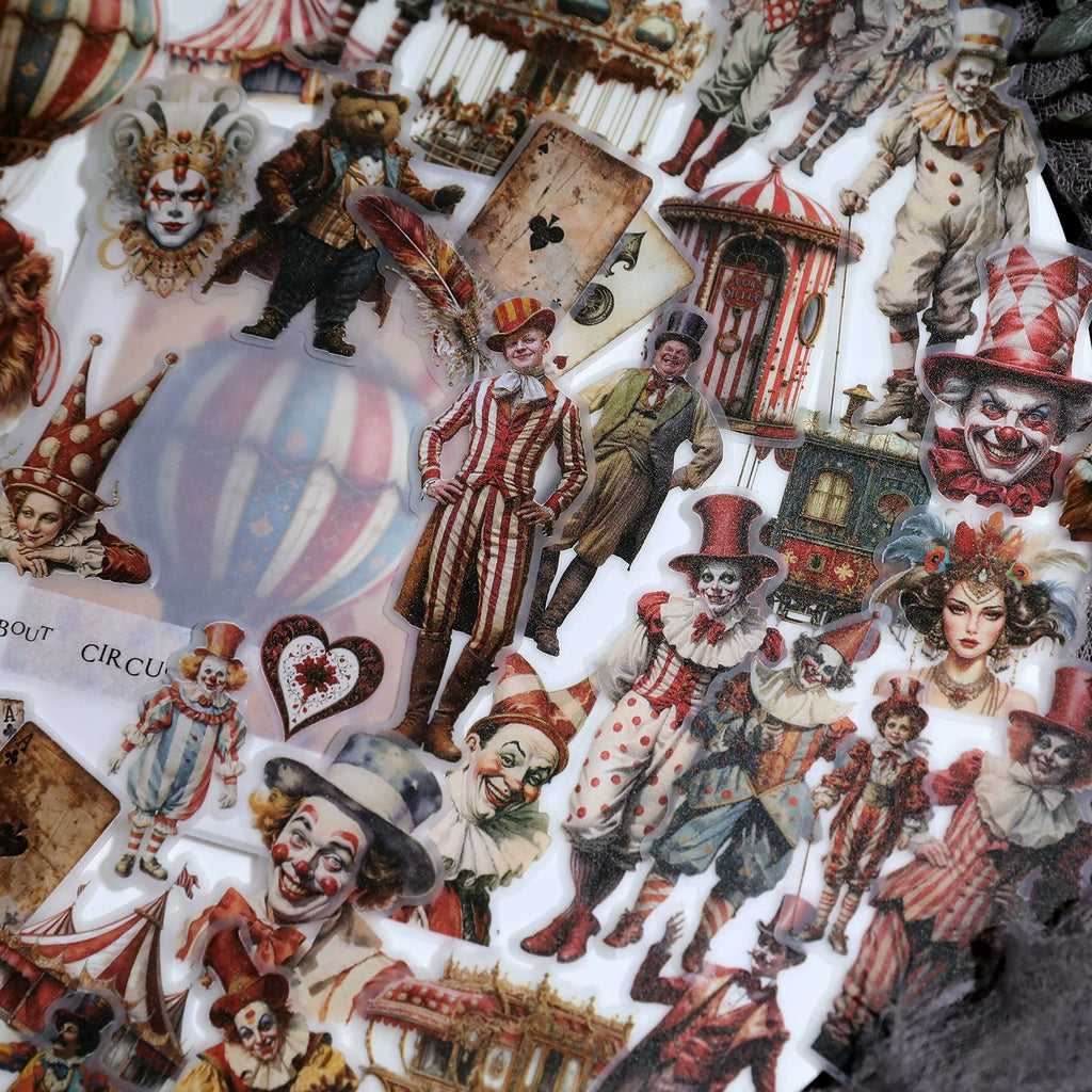 Circus Vellum Stickers