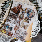 Steam Travel Vellum Stickers