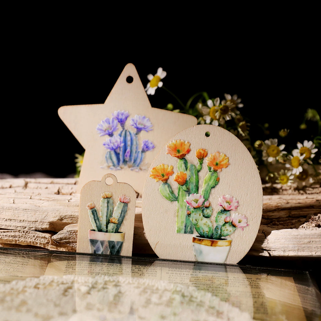Cactus UV-DTF Rub-on Stickers