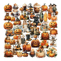 Halloween Pumpkin Vellum Stickers