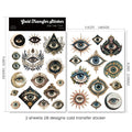 Halloween Eyes UV-DTF Rub-on Stickers