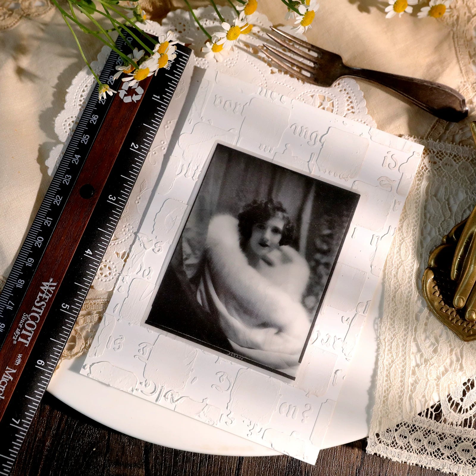 Retro Old Photos Vellum Stickers