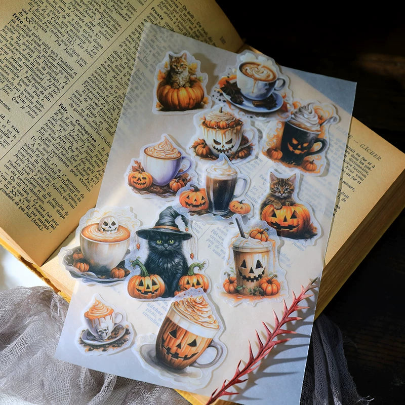 Halloween Pumpkin Vellum Stickers