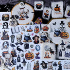 Halloween Dark Matte Rub-on Transfers