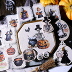 Halloween Dark Matte Rub-on Transfers