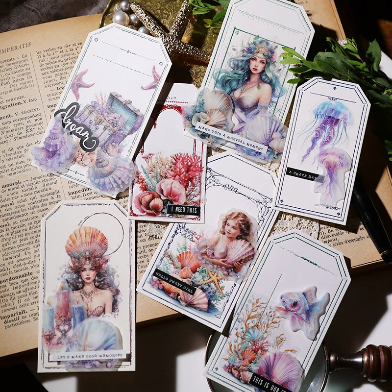 Mermaid Vellum Stickers