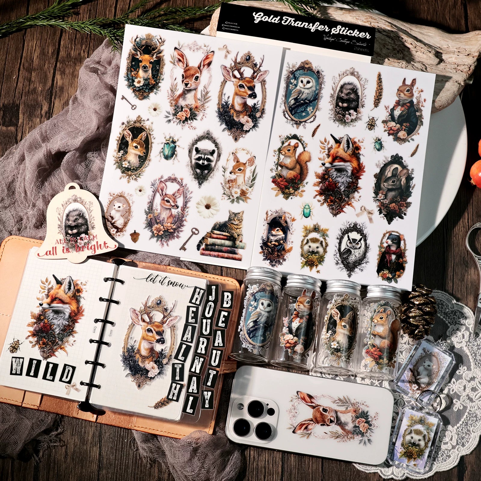 Magical Creatures UV-DTF Rub-on Stickers