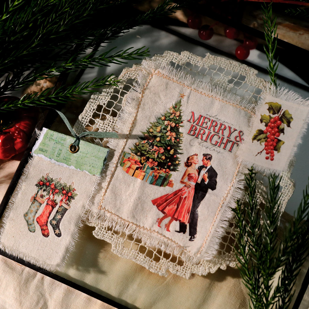 Christmas Family Matte Rub-on Transfers