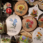 Flower Phrases UV-DTF Rub-on Stickers