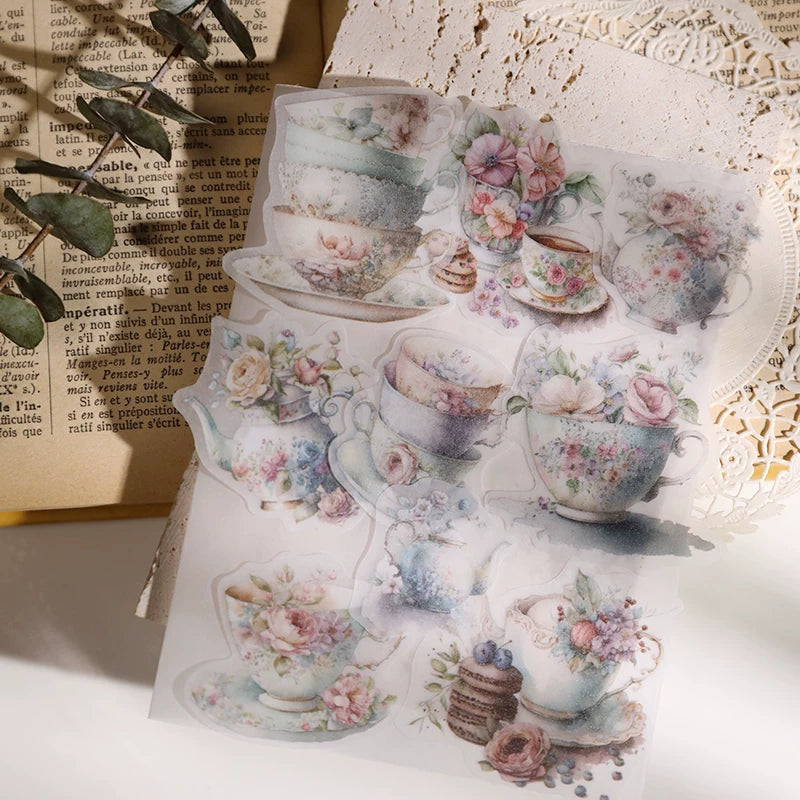 Afternoon Tea Vellum Stickers