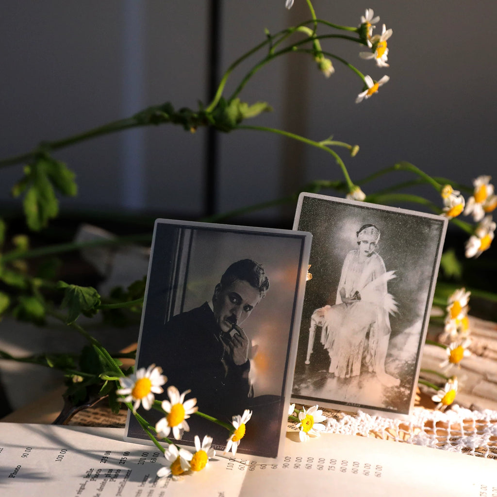 Retro Old Photos Vellum Stickers