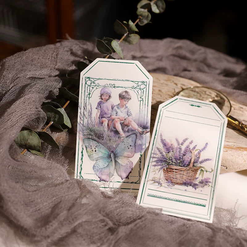 Lavender Vellum Stickers