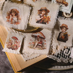Thanksgiving Matte Rub-on Transfers 2 Small Sheets