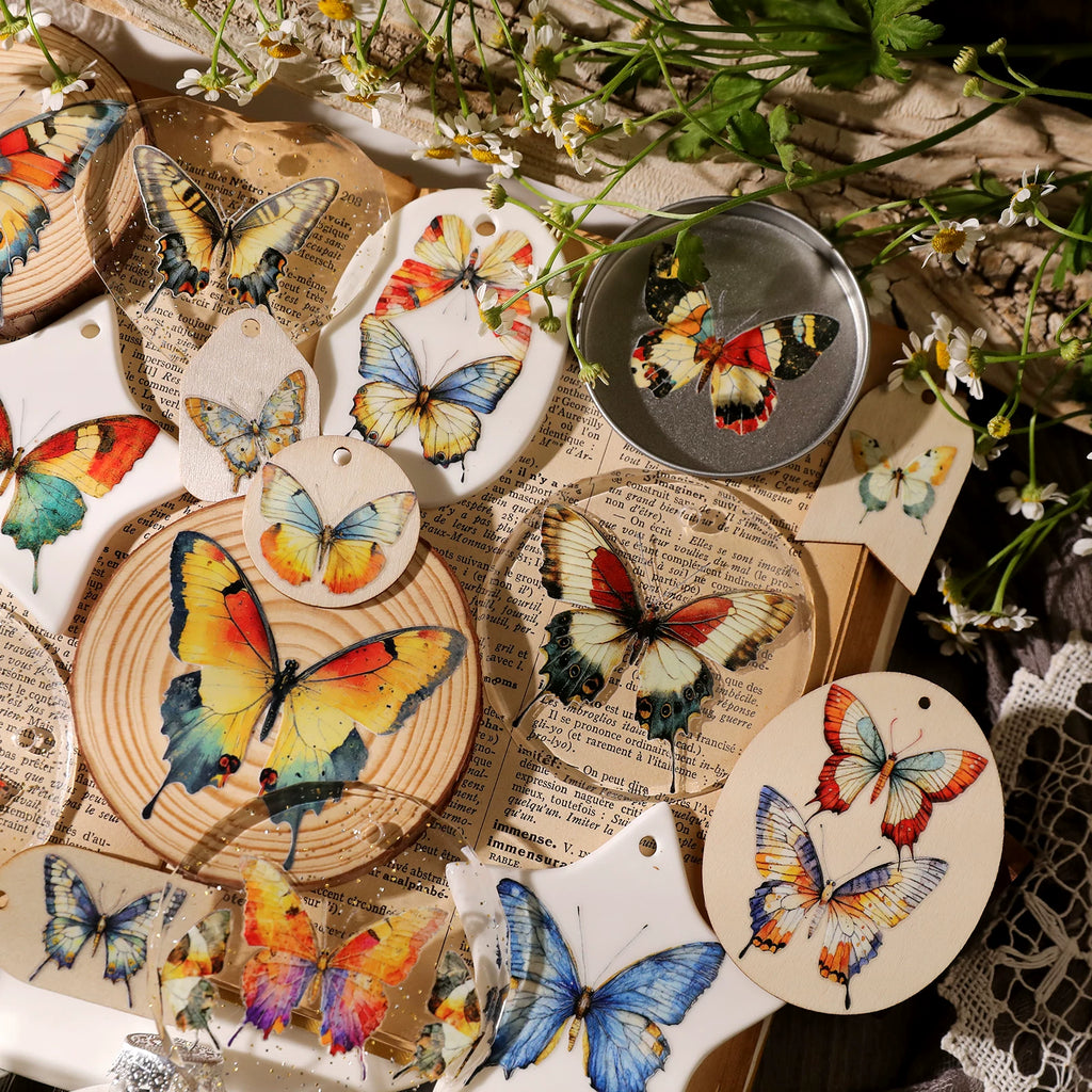 Butterflies UV-DTF Rub-on Stickers