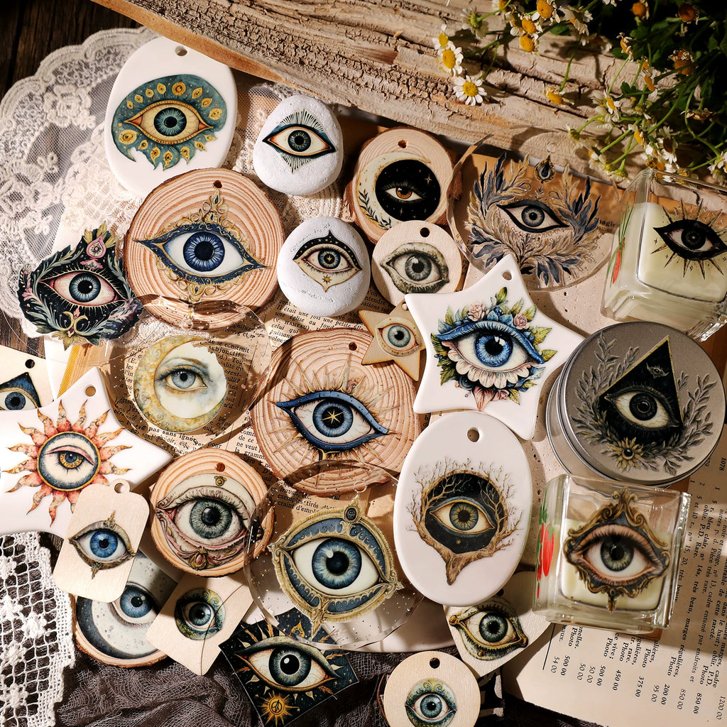 Halloween Eyes UV-DTF Rub-on Stickers