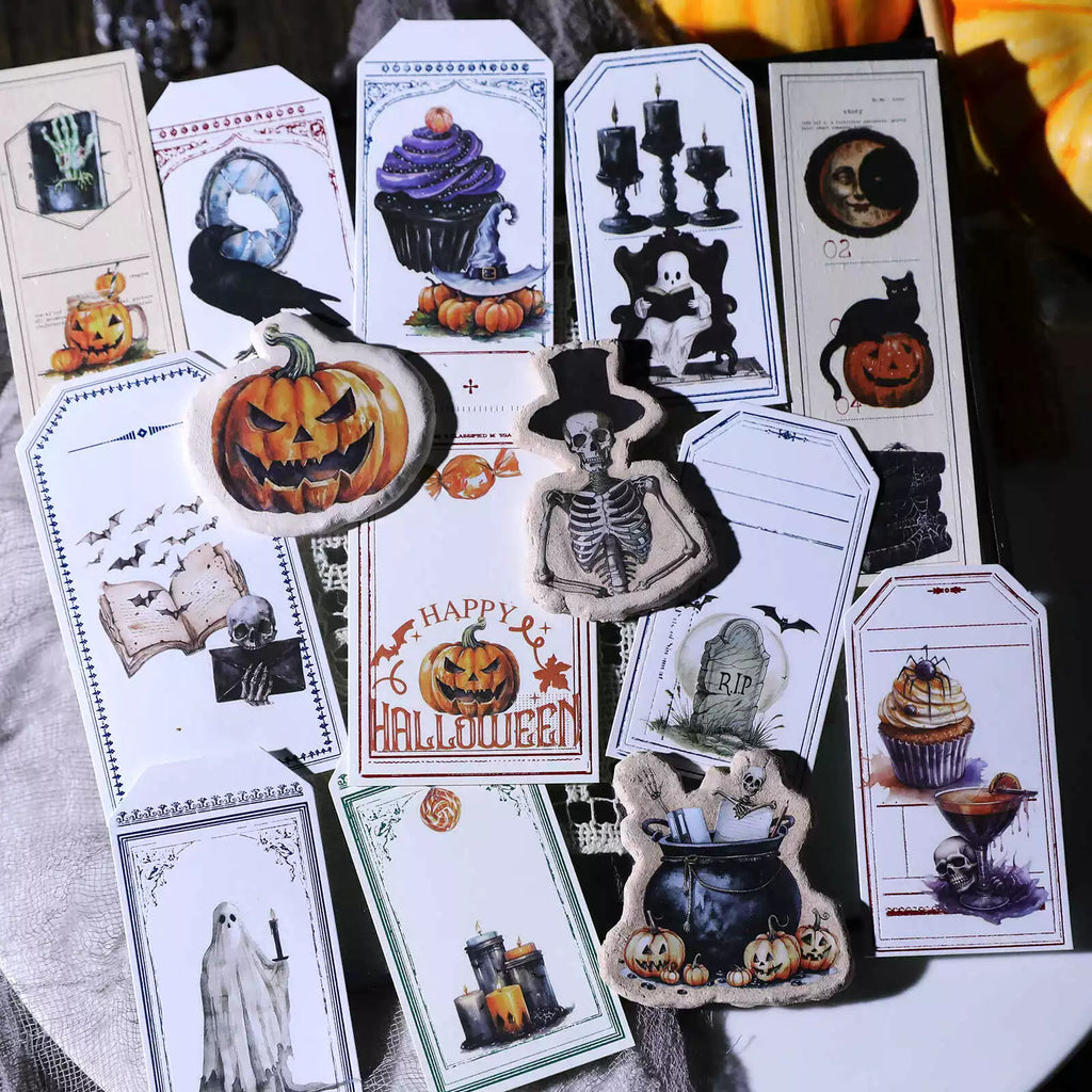 Halloween Dark Matte Rub-on Transfers