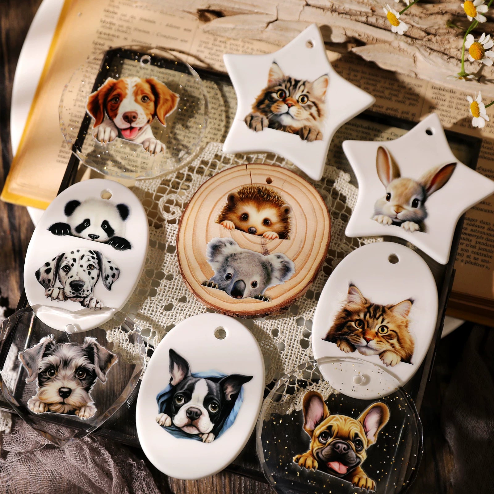 Pets UV-DTF Rub-on Stickers