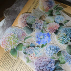 Hydrangea Vellum Stickers