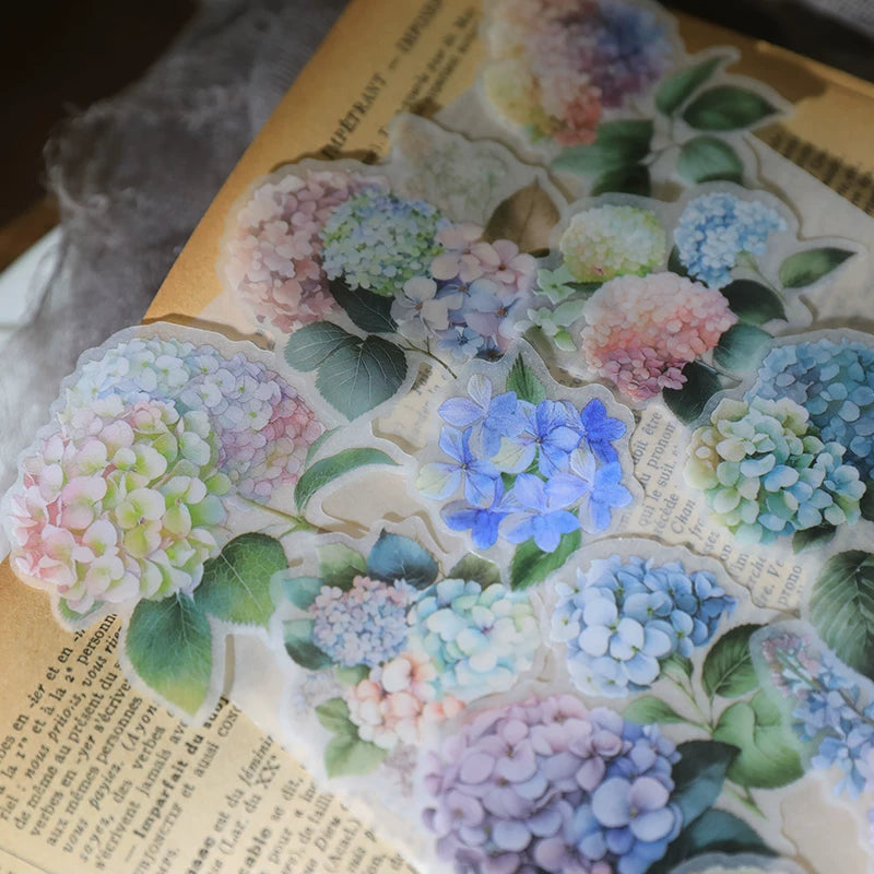 Hydrangea Vellum Stickers
