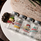 Christmas Color Quotes UV-DTF Rub-on Stickers